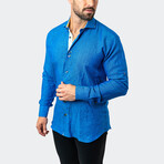 Eins Lenny 23 Button-Up // Blue (M)