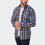 Flannel Checkbrown Button-Up // Brown (2XL)