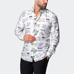 Fibonacci Urban Button-Up // White (3XL)