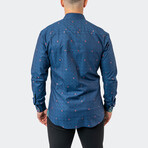 Eins Symbols 12 Button-Up// Blue (L)