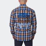 Flannel Checkbrown Button-Up // Brown (2XL)