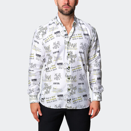 Fibonacci Urban Button-Up // White (S)