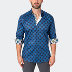 Eins Crossover Button-Up // Blue (2XL)