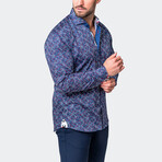 Eins Mercedes Button-Up // Blue (XL)