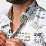 Fibonacci Urban Button-Up // White (3XL)
