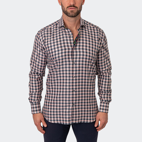 Eins Squares Button-Up // White (S)