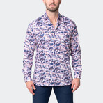 Fibonacci Rad Button-Up // Blue (M)