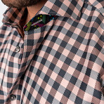 Eins Squares Button-Up // White (XL)