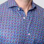 Eins Stretch Check Mate Button-Up // Multicolor (M)