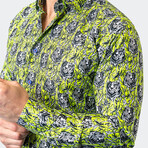 Fibonacci Jungle 70 Button-Up // Green (S)