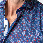 Eins Mercedes Button-Up // Blue (XL)