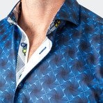 Eins Crossover Button-Up // Blue (2XL)