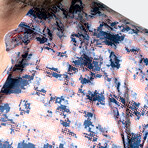 Fibonacci Rad Button-Up // Blue (M)