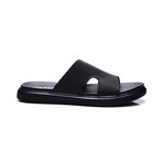 Cosmic Leather Slide // Black (US: 7)