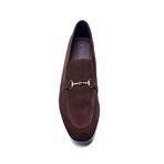 Louis Suede Bit Loafer // Brown (US: 7)