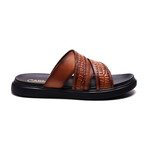 Rhythm Leather Slide // Tan (US: 7)