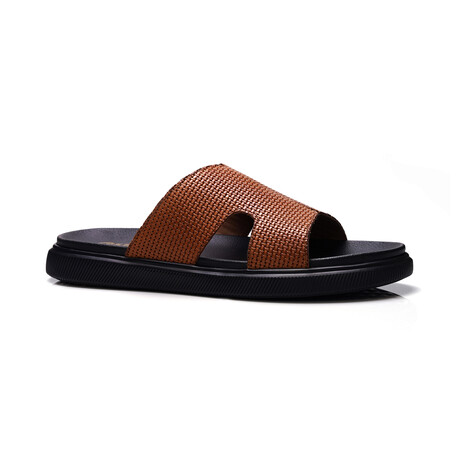 Cosmic Leather Slide // Tan (US: 7)