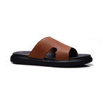 Cosmic Leather Slide // Tan (US: 7)
