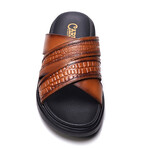 Rhythm Leather Slide // Tan (US: 7)