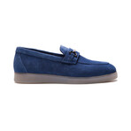 Funkadelic Suede Bit Loafer // Blue (US: 7)
