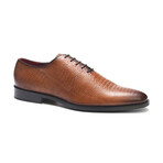 Pedro Embossed Croc Wholecut Oxford // Tan (US: 7)
