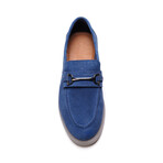 Funkadelic Suede Bit Loafer // Blue (US: 7)