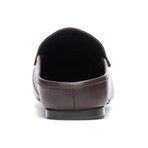 Planeo Leather Slides // Dark Brown (US: 7)