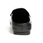 Planeo Leather Slides // Black (US: 7)