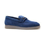 Funkadelic Suede Bit Loafer // Blue (US: 7)