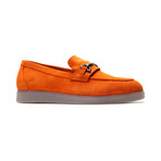 Funkadelic Suede Bit Loafer // Orange (US: 7)