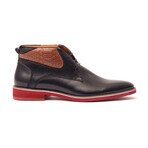 Morello Leather Chukka Boots // Black (US: 7.5)