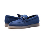 Funkadelic Suede Bit Loafer // Blue (US: 7)