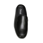 Planeo Leather Slides // Black (US: 7)