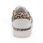 Lennox Leather Sneaker // White + Leopard (US: 7)