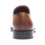 Pedro Embossed Croc Wholecut Oxford // Tan (US: 7)