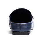Planeo Leather Slides // Navy (US: 7)