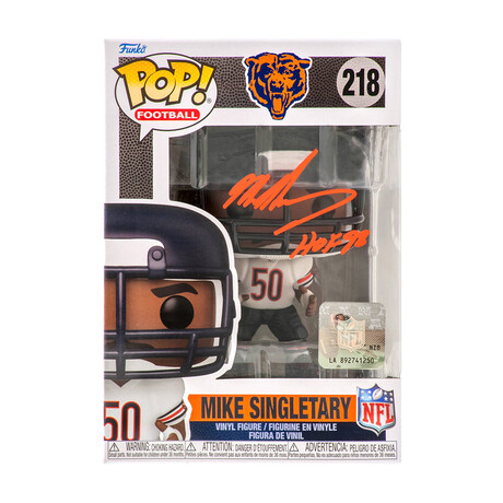 Mike Singletary // Chicago Bears // Signed Funko Pop #218