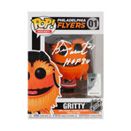 Bernie Parent // Philadelphia Flyers // Gritty Mascot // Signed Funko Pop #01