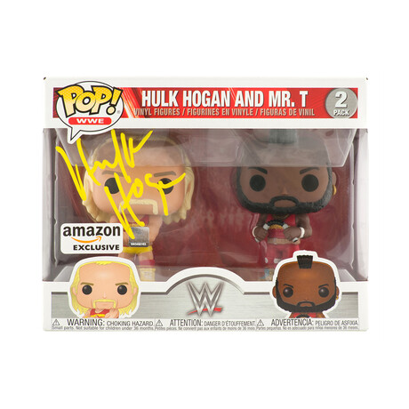 Hulk Hogan // WWE Hulk Hogan And Mr. T // Signed Funko Pop