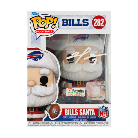 Damar Hamlin // Buffalo Bills // Signed 'SANTA' Funko Pop #282