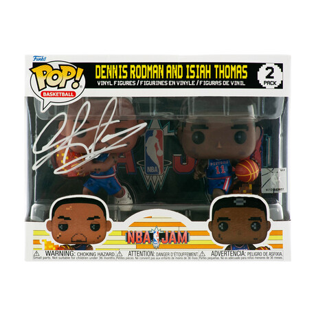 Dennis Rodman // Detroit Pistons // Signed NBA Jam Dual Funko Pop