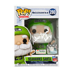Steve Largent // Seattle Seahawks // Signed 'SANTA' Funko Pop #280