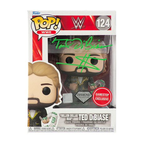 Ted DiBiase // 'Million Dollar Man' WWE Diamond // Signed Funko Pop #124