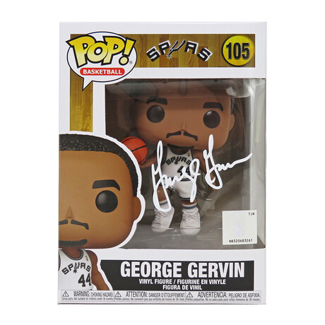 George Gervin // San Antonio Spurs // Signed Funko Pop #105
