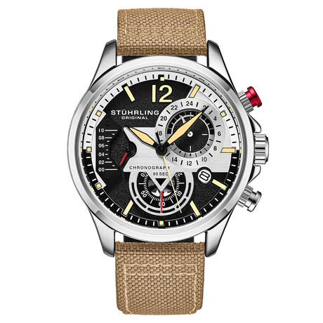 Stuhrling Original Cordura Chronograph Quartz // 4029.1