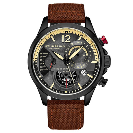 Stuhrling Original Cordura Chronograph Quartz // 4029.4