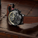 Stuhrling Original Cordura Chronograph Quartz // 4029.4