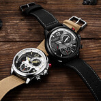 Stuhrling Original Cordura Chronograph Quartz // 4029.5