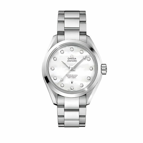 Omega Ladies Seamaster Aqua Terra Diamonds Automatic // O231-10-34-20-55-002 // Pre-Owned