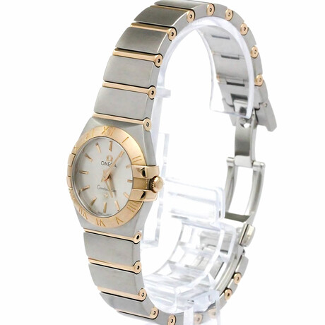 Omega Ladies Constellation Brush Quartz // O12320246002003 // Pre-Owned